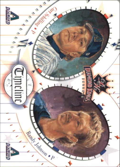 2002 Diamond Kings Timeline #TL6 C.Schilling/R.Johnson