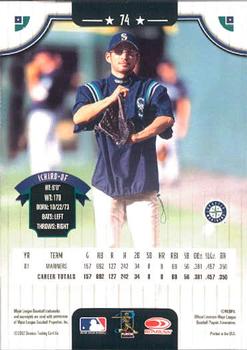 2002 Donruss #74 Ichiro Suzuki back image