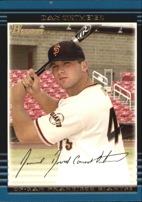 2002 Bowman Draft #BDP12 Dan Ortmeier RC