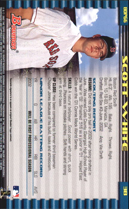 B5073- 2002 Bowman Draft BB Card #s 1-165 +Inserts -You Pick- 15+ FREE US SHIP - Picture 55 of 409