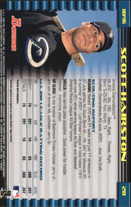 B5073- 2002 Bowman Draft BB Card #s 1-165 +Inserts -You Pick- 15+ FREE US SHIP - Picture 107 of 409