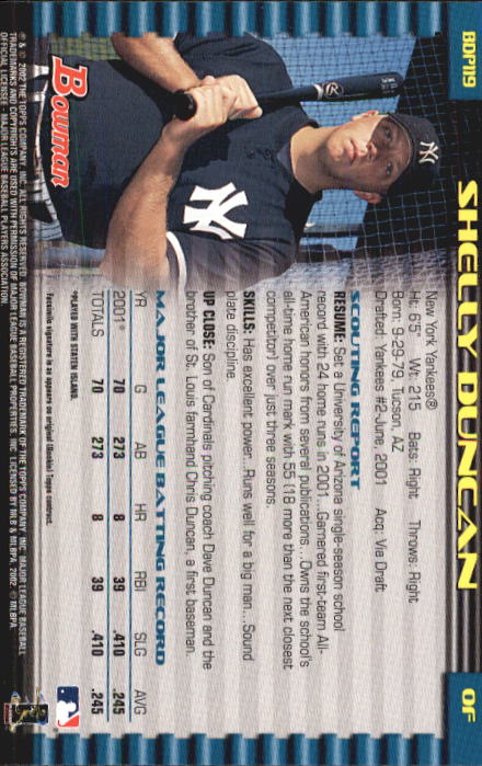 2002 Bowman Draft Baseball - Picture 61 of 109