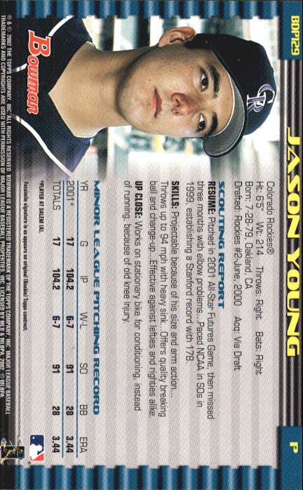 B5073- 2002 Bowman Draft BB Card #s 1-165 +Inserts -You Pick- 15+ FREE US SHIP - Picture 117 of 409