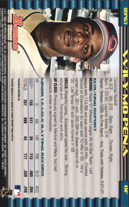 B5073- 2002 Bowman Draft BB Card #s 1-165 +Inserts -You Pick- 15+ FREE US SHIP - Picture 161 of 409
