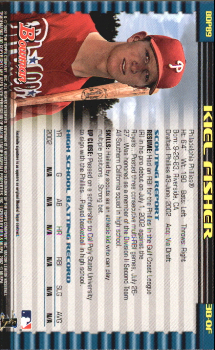 B5073- 2002 Bowman Draft BB Card #s 1-165 +Inserts -You Pick- 15+ FREE US SHIP - Picture 303 of 409