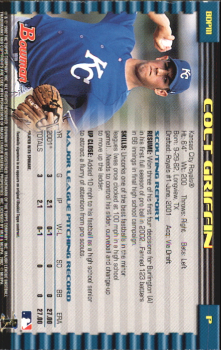 B5073- 2002 Bowman Draft BB Card #s 1-165 +Inserts -You Pick- 15+ FREE US SHIP - Picture 341 of 409