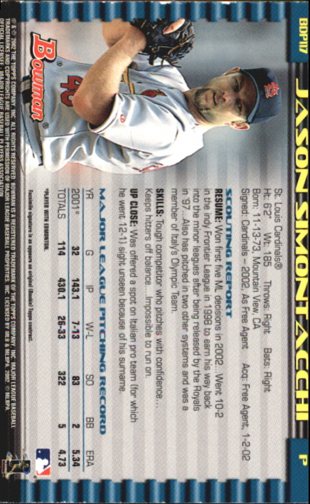 B5073- 2002 Bowman Draft BB Card #s 1-165 +Inserts -You Pick- 15+ FREE US SHIP - Picture 351 of 409