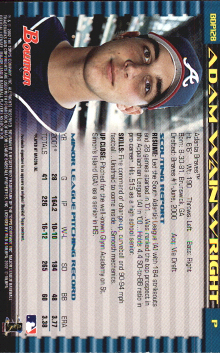 2002 Bowman Draft Baseball - Picture 103 of 109