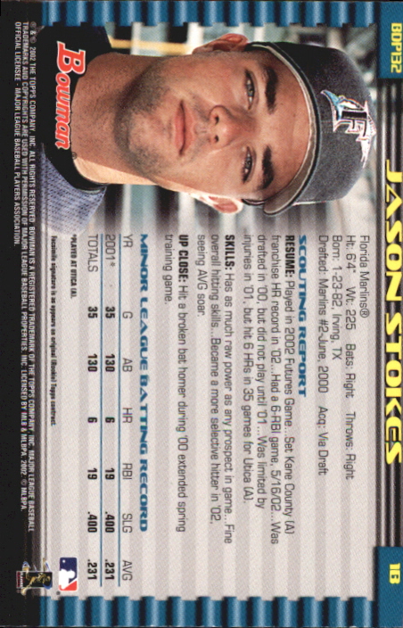 B5073- 2002 Bowman Draft BB Card #s 1-165 +Inserts -You Pick- 15+ FREE US SHIP - Picture 369 of 409