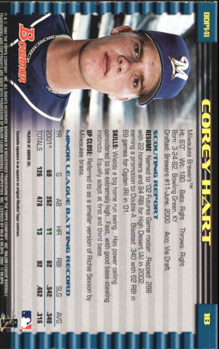 B5073- 2002 Bowman Draft BB Card #s 1-165 +Inserts -You Pick- 15+ FREE US SHIP - Picture 381 of 409