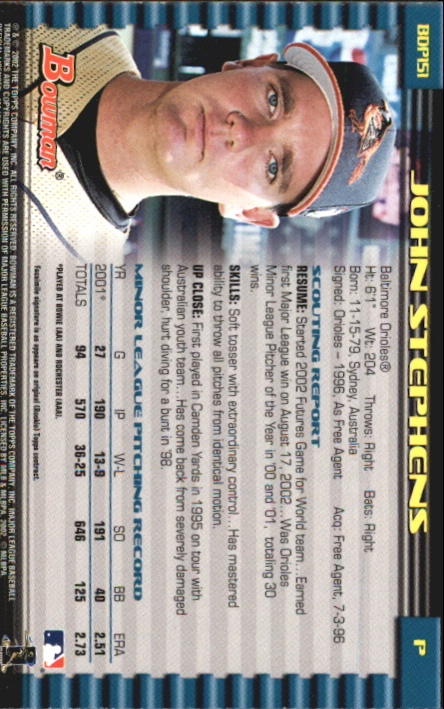 B5073- 2002 Bowman Draft BB Card #s 1-165 +Inserts -You Pick- 15+ FREE US SHIP - Picture 395 of 409