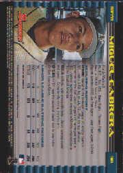2002 Bowman Draft Gold #BDP156 Miguel Cabrera back image