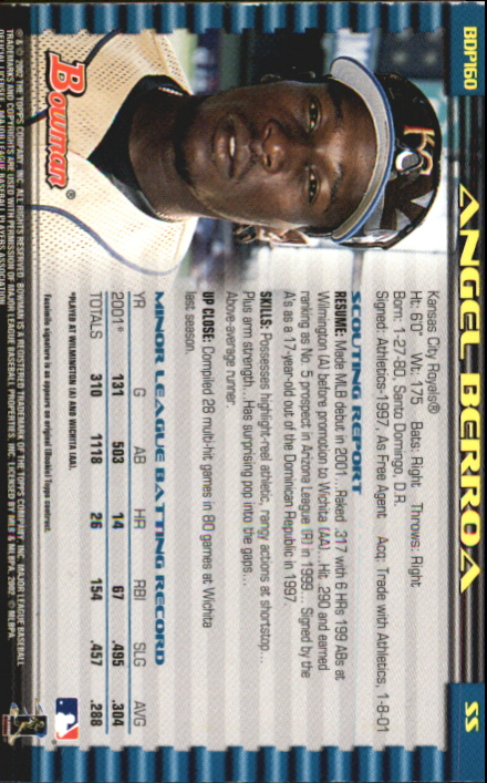 B5073- 2002 Bowman Draft BB Card #s 1-165 +Inserts -You Pick- 15+ FREE US SHIP - Picture 405 of 409