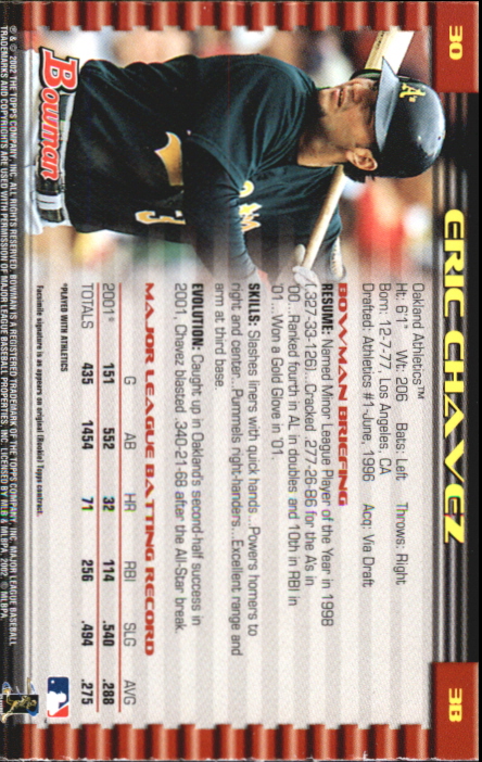 2002 Bowman Baseball "Gold" Parallel Cards - Picture 15 of 225