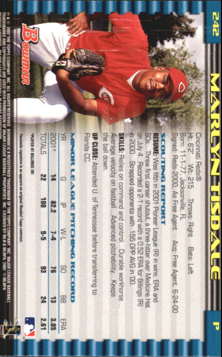2002 Bowman Baseball "Gold" Parallel Cards - Picture 123 of 225