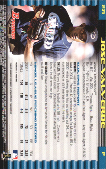 2002 Bowman Baseball "Gold" Parallel Cards - Picture 139 of 225