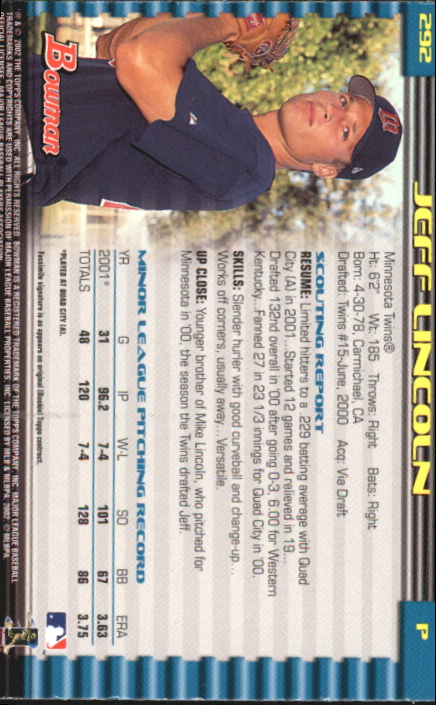 2002 Bowman Baseball "Gold" Parallel Cards - Picture 149 of 225