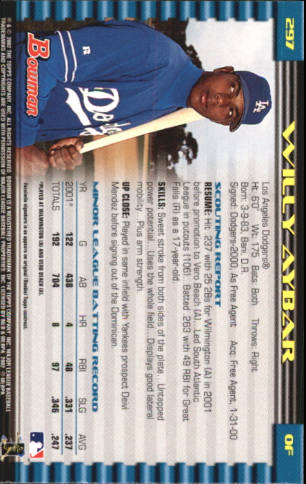 2002 Bowman Baseball "Gold" Parallel Cards - Picture 151 of 225