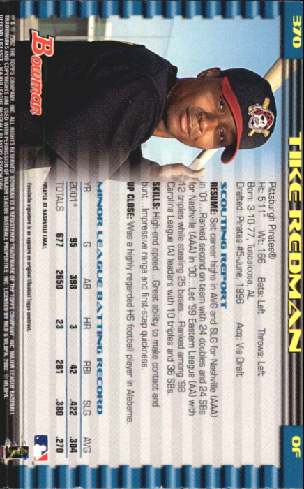 2002 Bowman Baseball "Gold" Parallel Cards - Picture 181 of 225