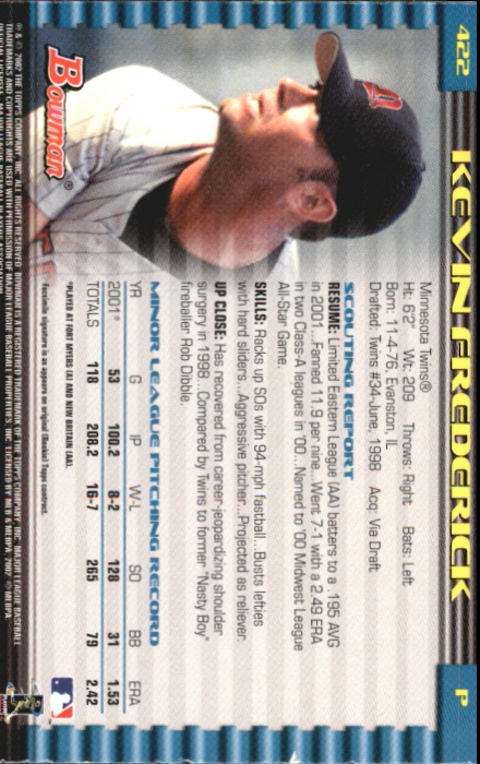 2002 Bowman Baseball "Gold" Parallel Cards - Picture 213 of 225