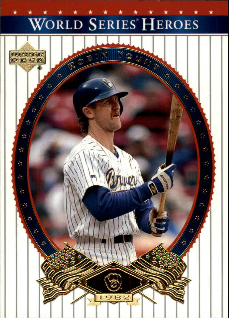 FREE SHIPPING D ROBIN YOUNT 2002 UPPER DECK WORLD SERIES HEROES #22