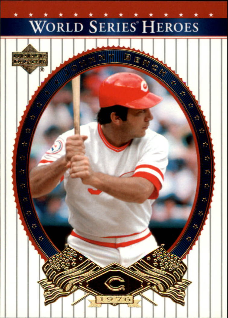 2002 Upper Deck World Series Heroes #67 Johnny Bench