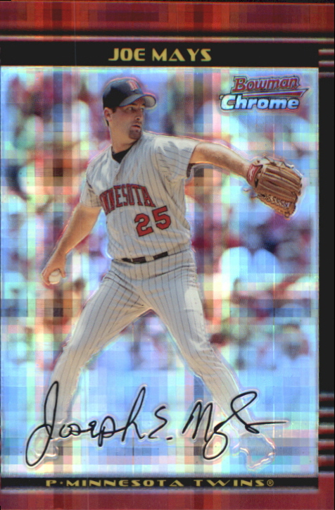 2002 Bowman Chrome X-Fractors #16  Joe Mays