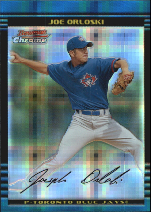 2002 Bowman Chrome X-Fractors #161 Joe Orloski