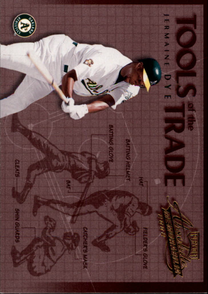 Absolute Memorabilia Tools of the Trade 2002 béisbol tú eliges - Imagen 12 de 33