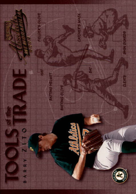 2002 Absolute Memorabilia Tools of the Trade #TT77 Barry Zito