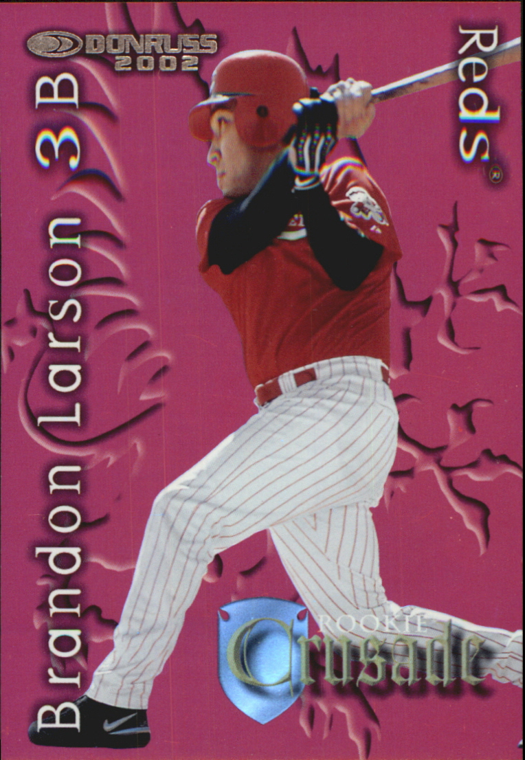 2002 Donruss Rookies Crusade #20 Brandon Larson