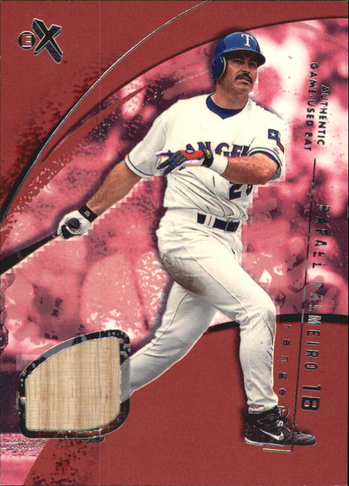 2002 E-X Essential Credentials Now #52 Rafael Palmeiro Bat/52