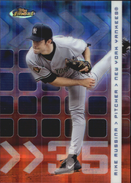 2002 Finest Refractors #1 Mike Mussina