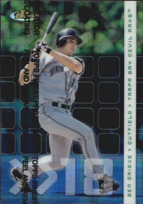2002 Finest Xfractors Protectors #13 Ben Grieve