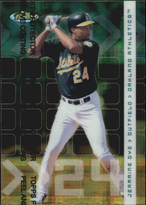2002 Finest X-Fractors Protectors #33 Jermaine Dye