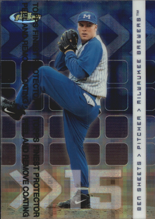 2002 Finest Xfractors Protectors #85 Ben Sheets