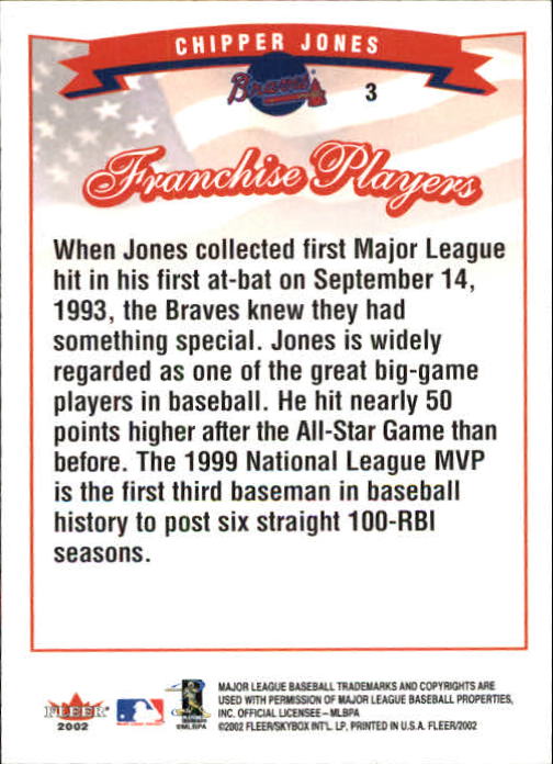 2002 Fleer Baseball "Main Set" Base Cards #1 to #250 - Picture 7 of 487