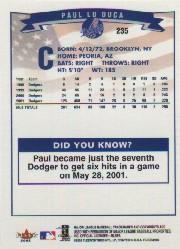 2002 Fleer Baseball "Main Set" Base Cards #1 to #250 - Picture 459 of 487
