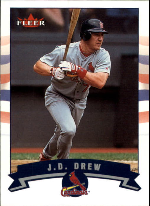 2002 Fleer #414 J.D. Drew