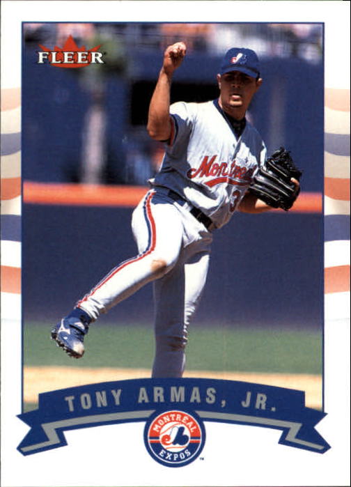 2002 Fleer Gold Backs #42 Tony Armas Jr.