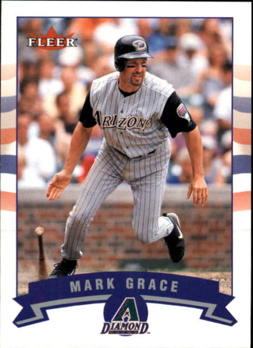 2002 Fleer Gold Backs #92 Mark Grace