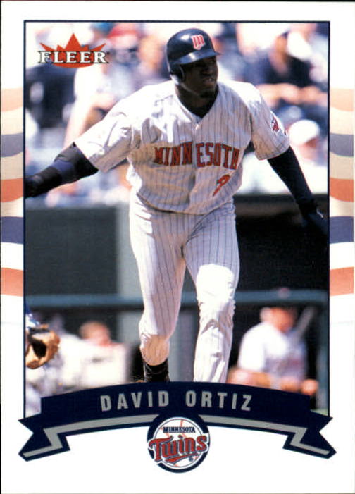 2002 Fleer Gold Backs #109 David Ortiz