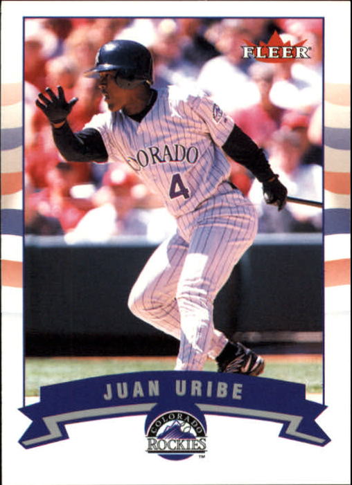 2002 Fleer Baseball "Gold Backs" Parallel Cards - Picture 151 of 398