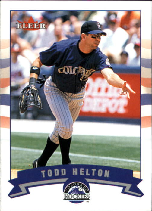 2002 Fleer Gold Backs #209 Todd Helton