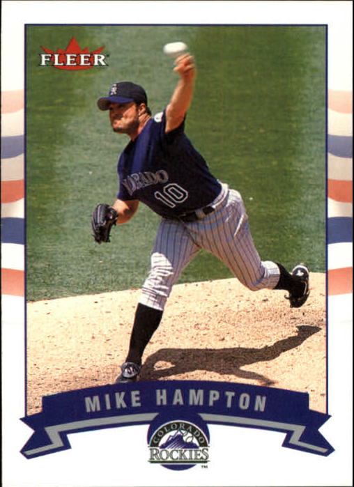 2002 Fleer Baseball "Gold Backs" Parallel Cards - Picture 206 of 398
