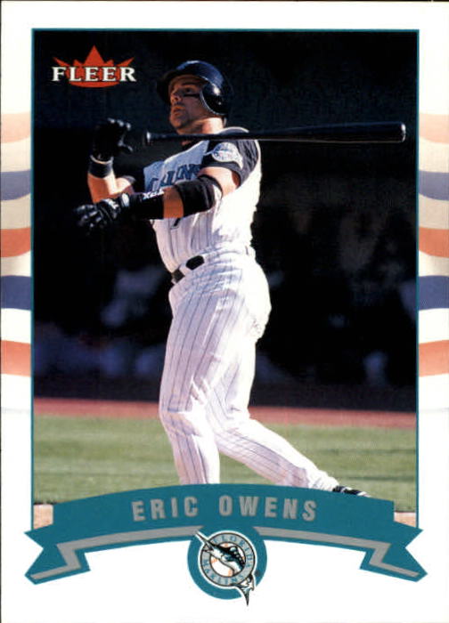 2002 Fleer Gold Backs #280 Eric Owens
