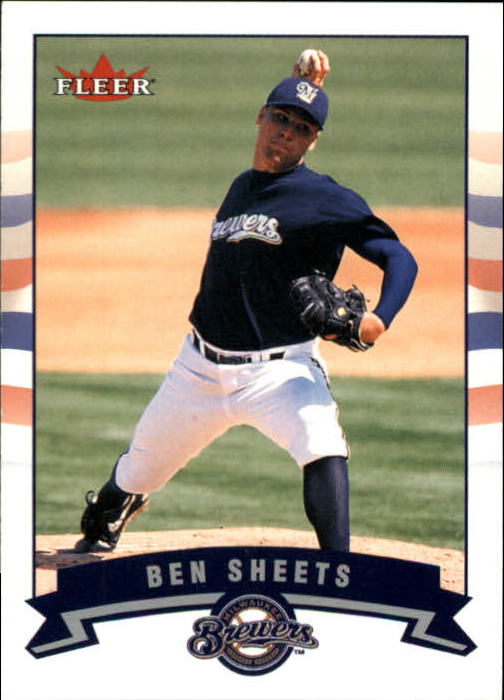 2002 Fleer Baseball "Gold Backs" Parallel Cards - Picture 256 of 398