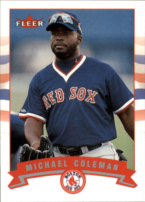 2002 Fleer Gold Backs #366 Michael Coleman