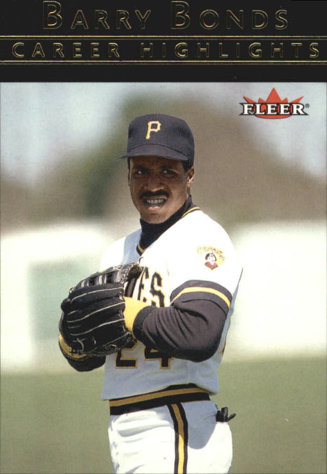 Fleer Baseball 2002 "Barry Bonds Career Highlights" Inserto carte - Foto 14 di 19