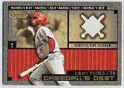 2002 Fleer Showcase Baseball's Best Memorabilia #20 Albert Pujols Base